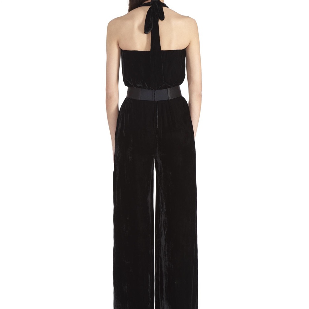 Alice + Olivia Velvet Jumpsuit